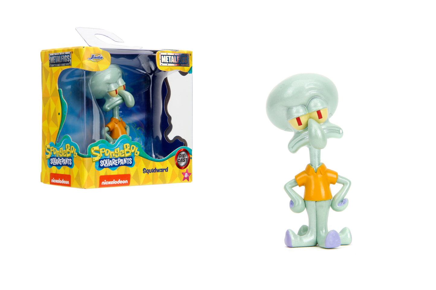 Figura Nickelodeon Metal 9 Cm Bob Esponja - Calamardo