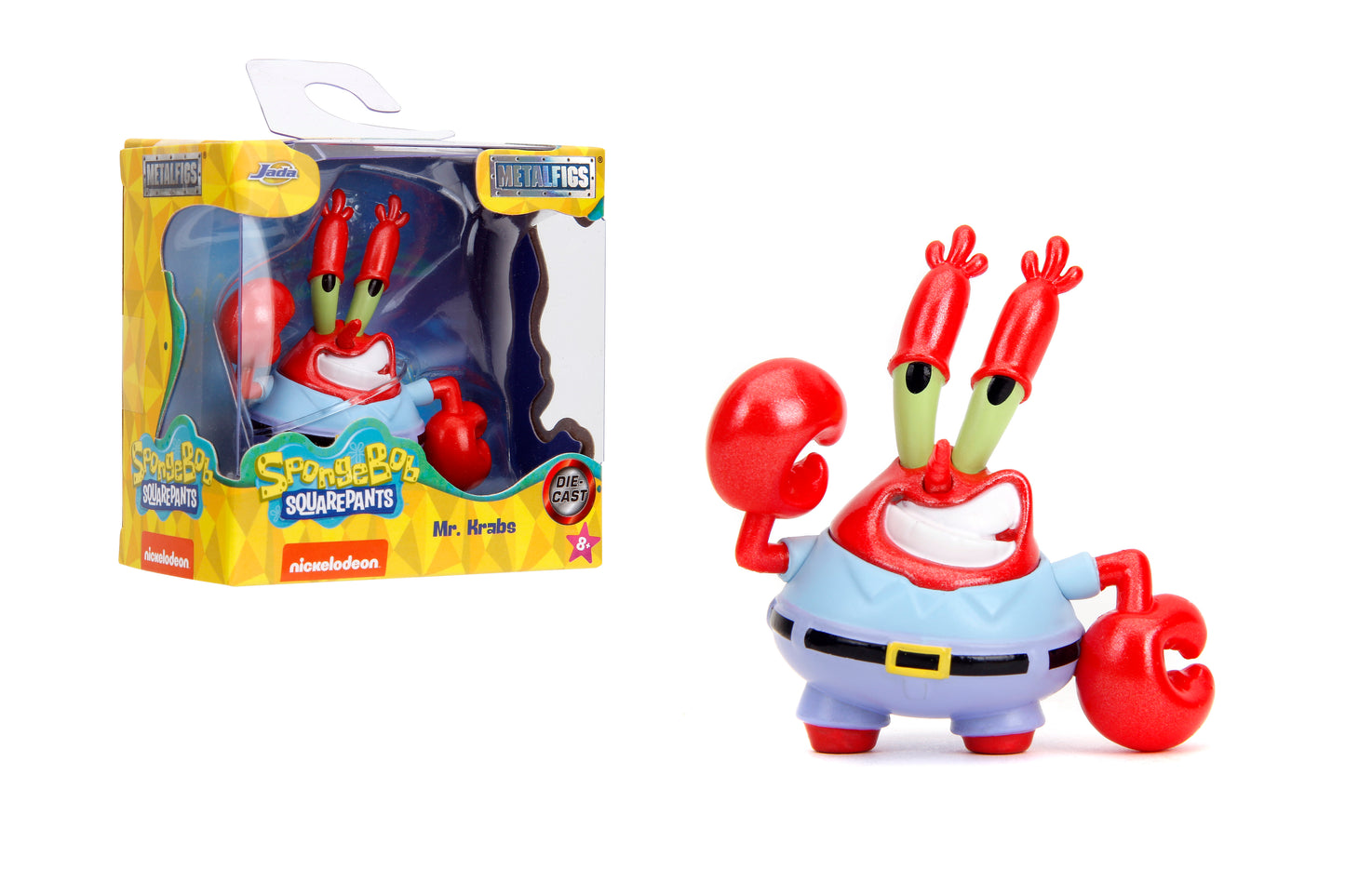 Figura Nickelodeon Metal 9 Cm Bob Esponja - Don Cangrejo