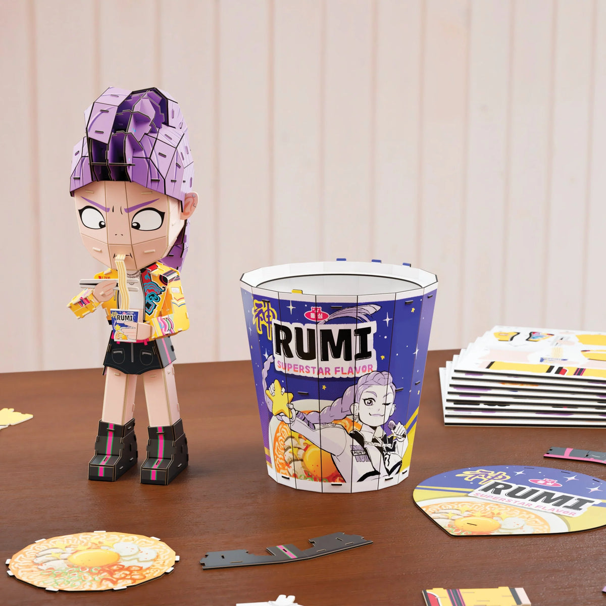 Kpop Demon Hunter Puzzle Ramen Rumi
