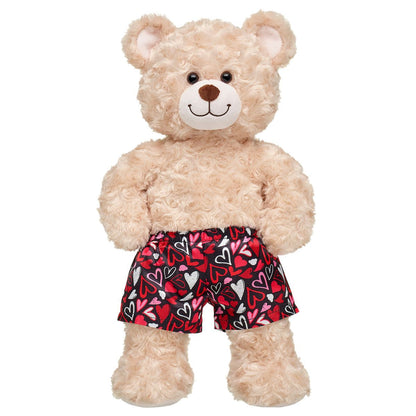 Calzoncillo Negro Corazones Build-A-Bear