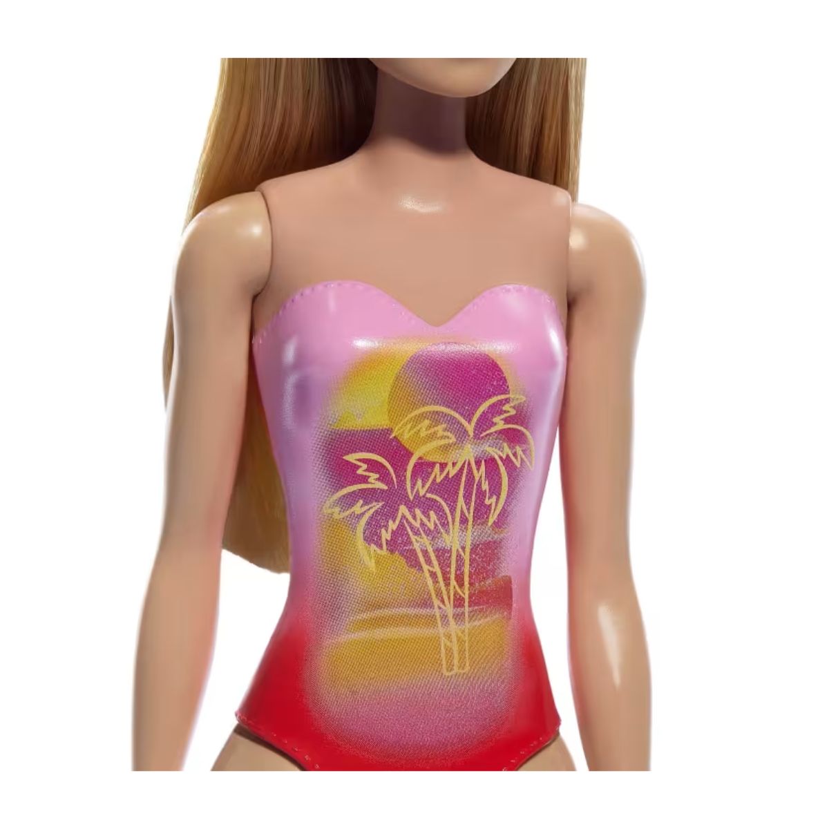 Barbie Fashion & Beauty Muñeca De Playa Sorpresa - Traje De Baño Rosado