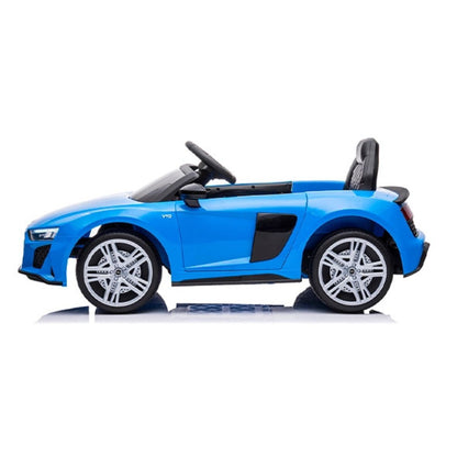 Auto A Batería Audi R8 Spyder Azul De 12V De 2 Motores Con Control Remoto