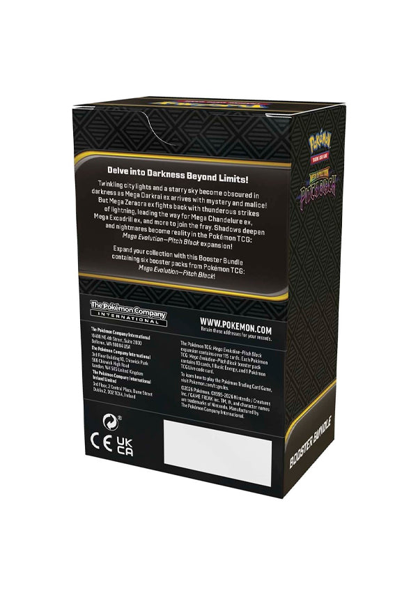 Pokemon Tcg Pitch Black Booster Bundle Esp