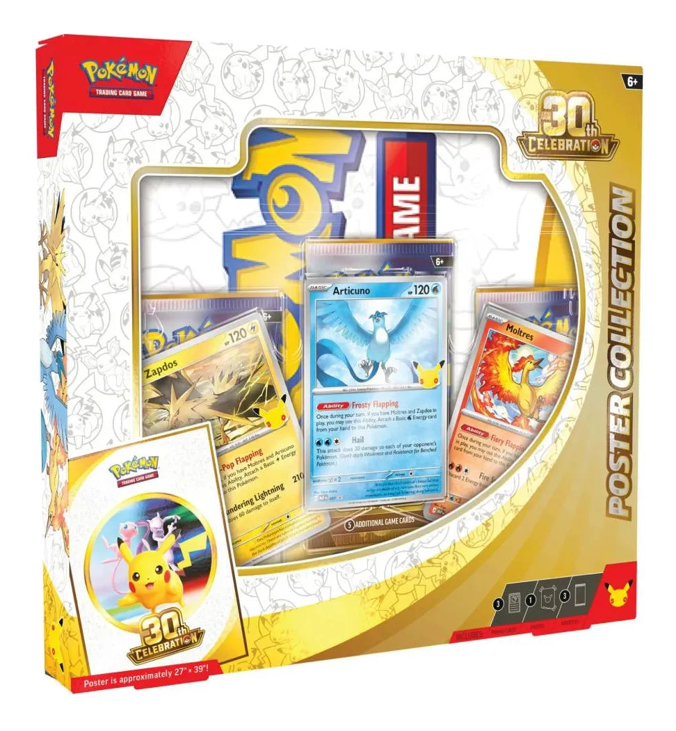 
                        Pokemon Tcg 30th Celebration Poster Collection Inglés
                      