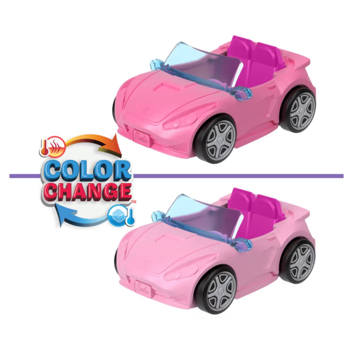 Barbie Mini Barbieland Vehiculo Para Muñecas Sorpresa - Convertible Purpura