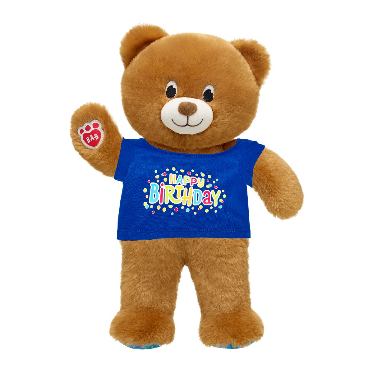 Mini Peluche Lil Brownie + Polera Cumpleaños Azul Build-A-Bear