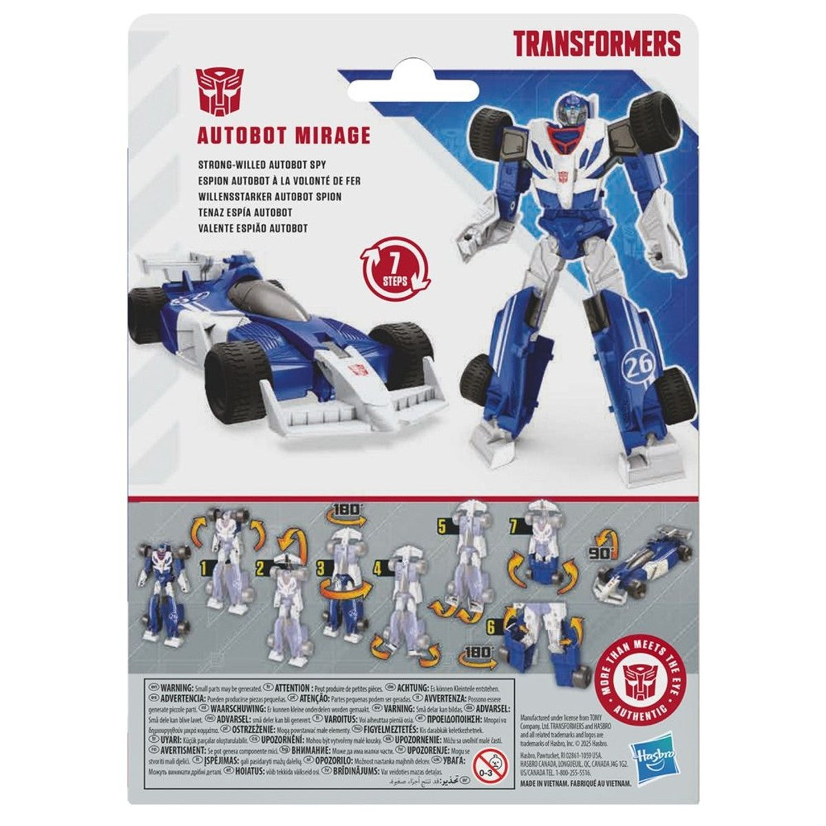 Transformers Auténticos Alpha - Autobot Mirage