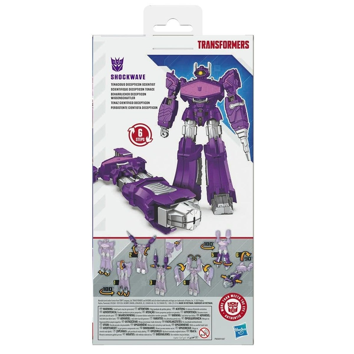 Transformers Auténticos Titan Changer - Shockwave