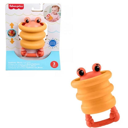 Fisher-Price Squishseas Animalitos del Mar Mordedera Sensorial - Cangrejo