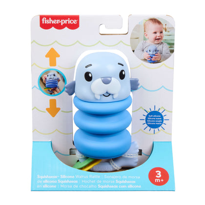 Fisher-Price Squishseas Animalitos del Mar Mordedera Sensorial - Morsa