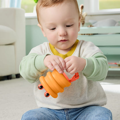 Fisher-Price Squishseas Animalitos del Mar Mordedera Sensorial - Cangrejo