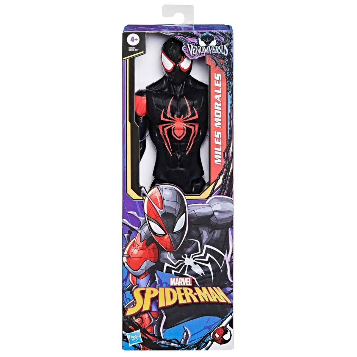 Figura De Acción Spiderman Venom versus Titan Hero Series - Miles Morales