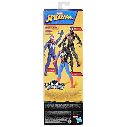 Figura De Acción Spiderman Venom versus Titan Hero Series - Miles Morales