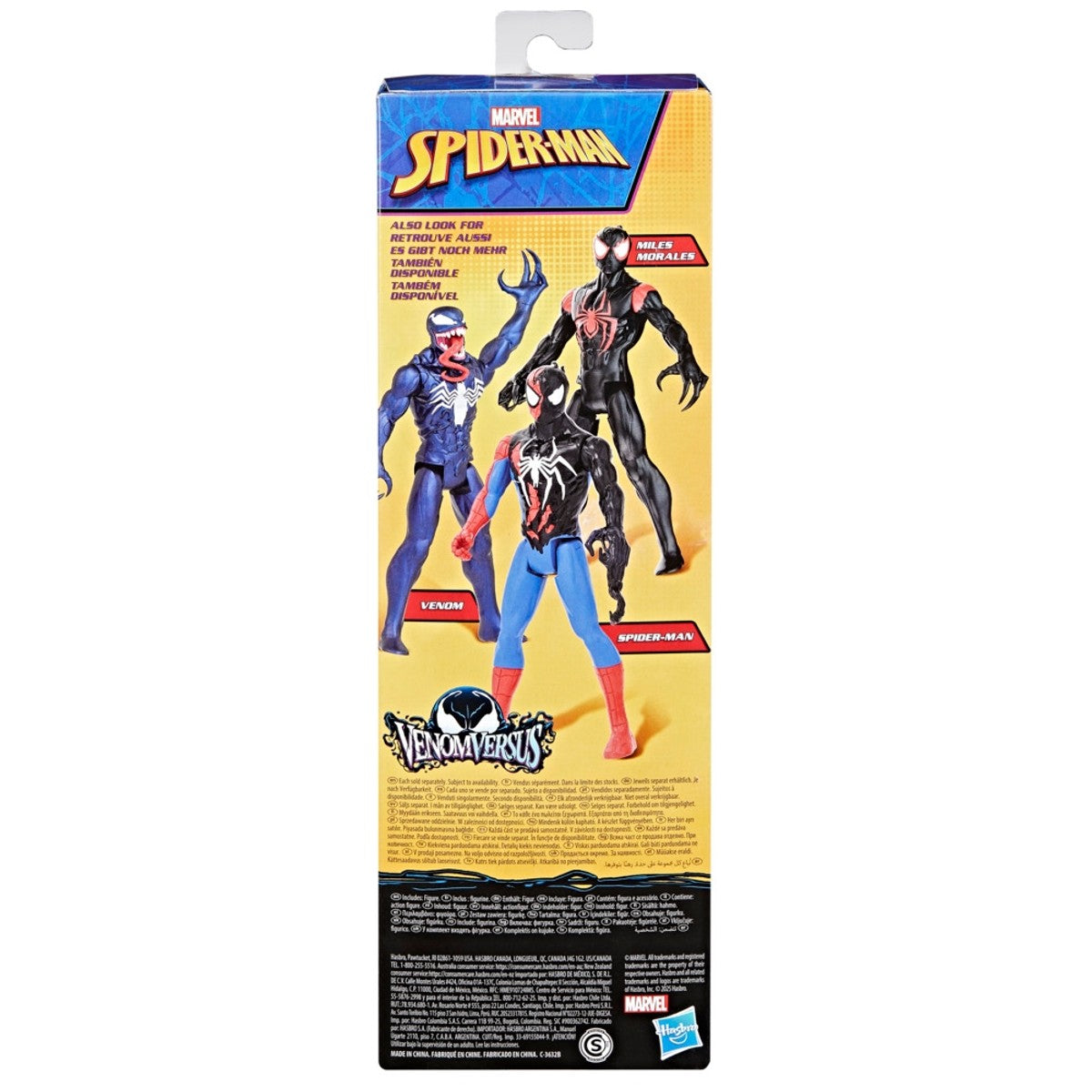 Figura De Acción Spiderman Venom versus Titan Hero Series - Spider-Man