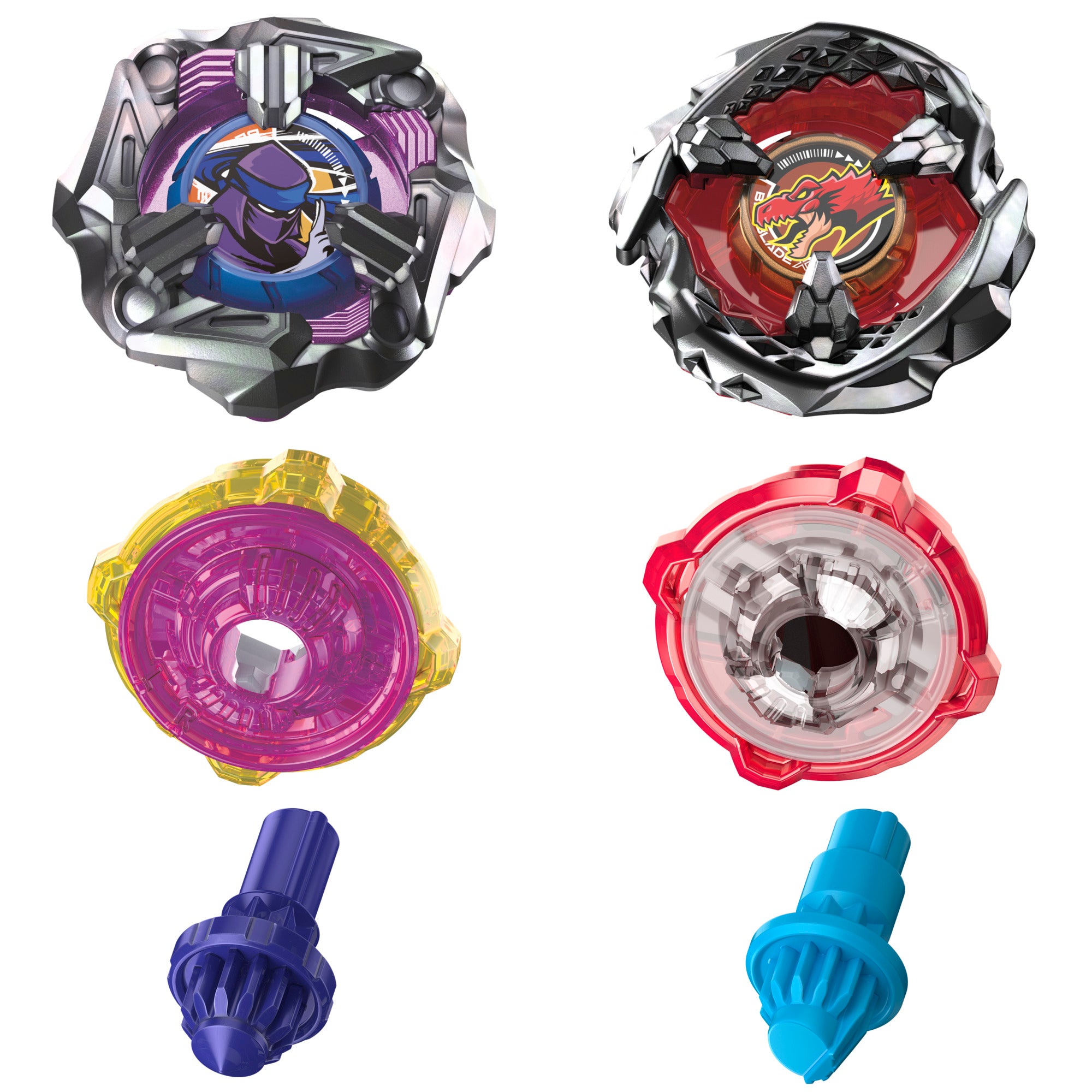 Beyblade Dual Pack X - Beat Tyranno 4-70q - Knife Shinobi 4-80hn
