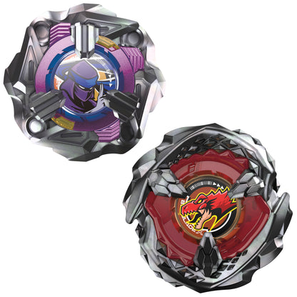 Beyblade Dual Pack X - Beat Tyranno 4-70q - Knife Shinobi 4-80hn