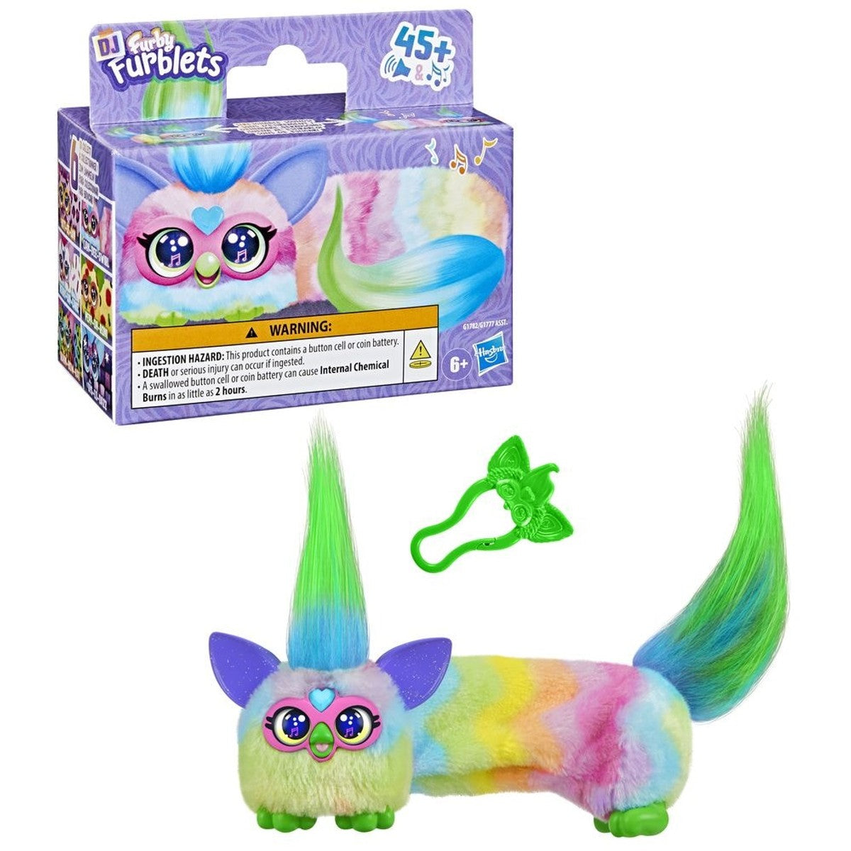 Miniamigo Interactivo Furby Furblets DJ - Can-Dee-Swirl
