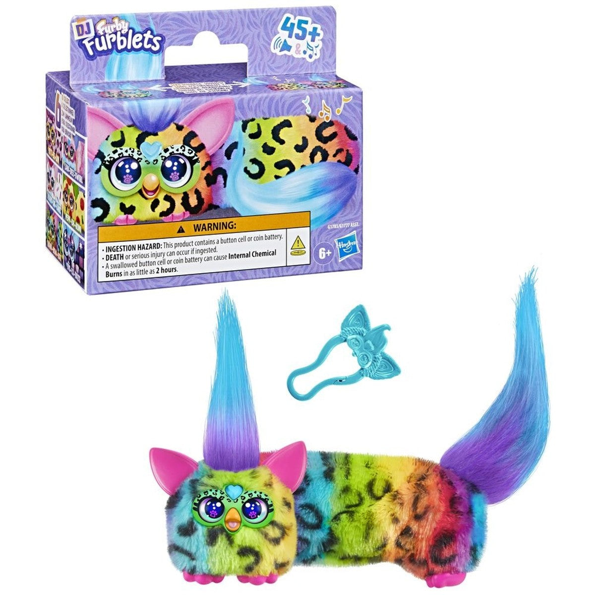 Miniamigo Interactivo Furby Furblets DJ - Rain-Bow-Kat