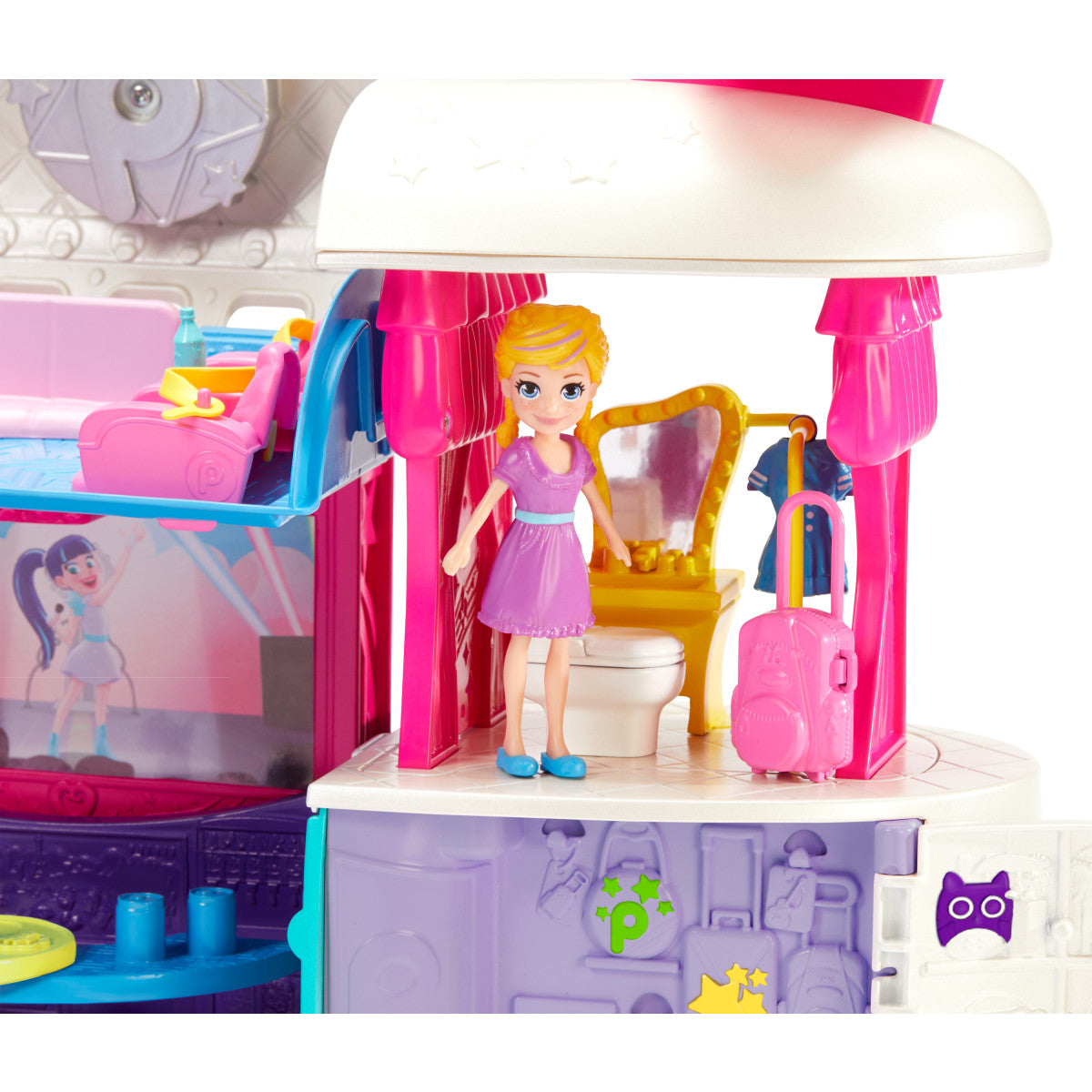 Polly Pocket Mega Jet De Viaje