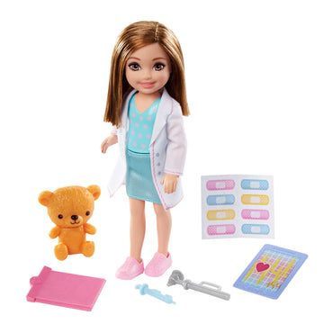 Barbie Chelsea Aprendiendo Profesiones Mattel - Doctora-1