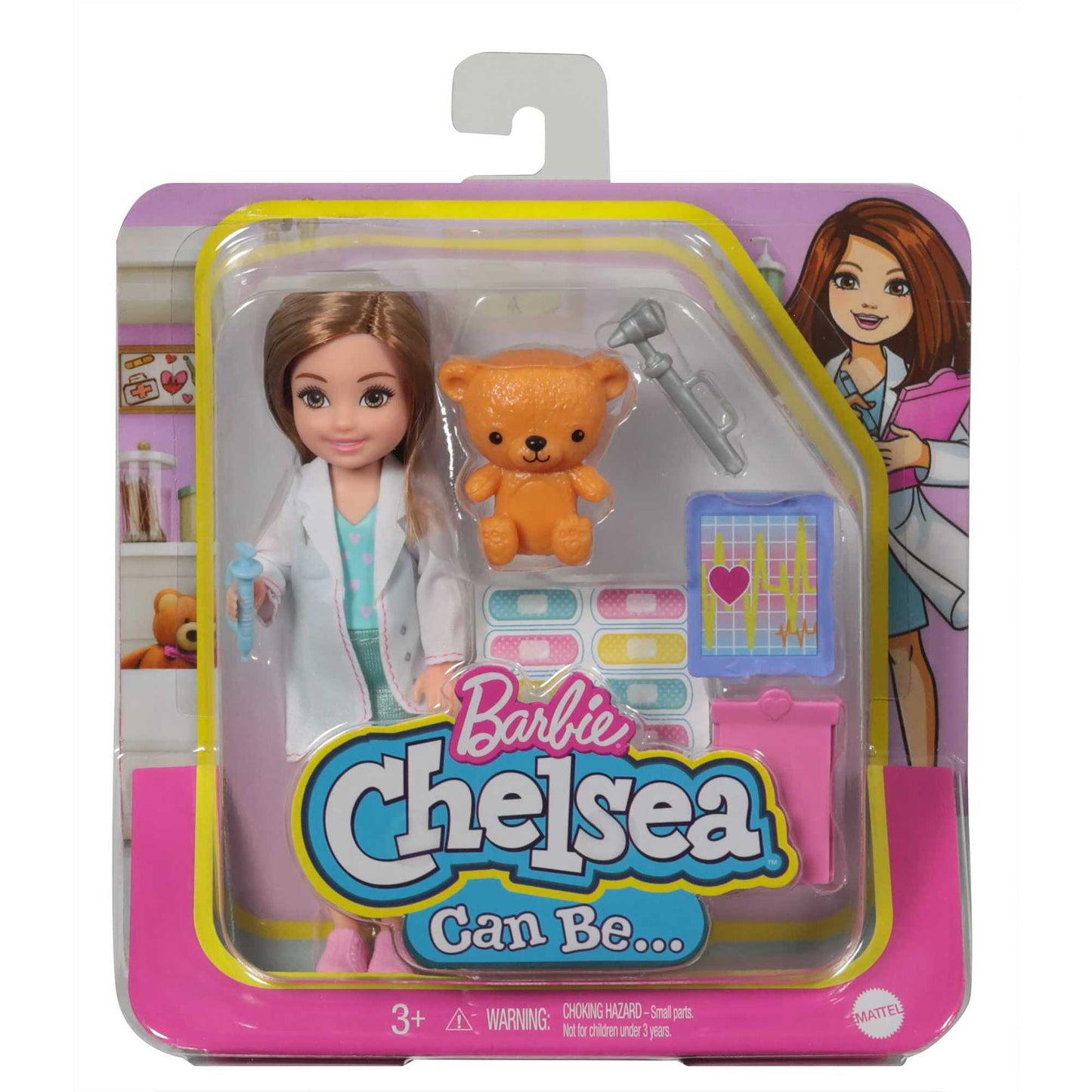 Barbie Chelsea Aprendiendo Profesiones Mattel - Doctora-6