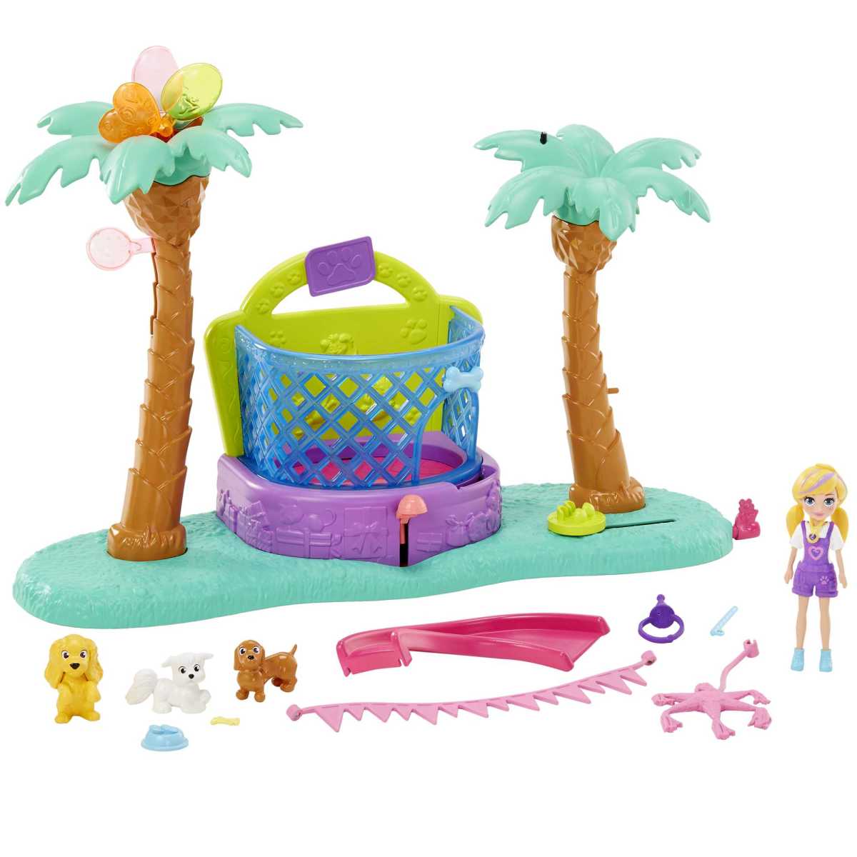 Polly Pocket Parque Temático De Mascotas Mattel