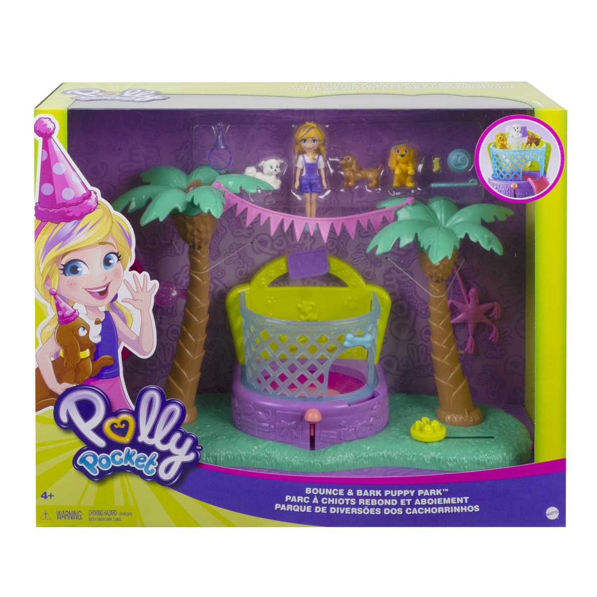 Polly Pocket Parque Temático De Mascotas Mattel