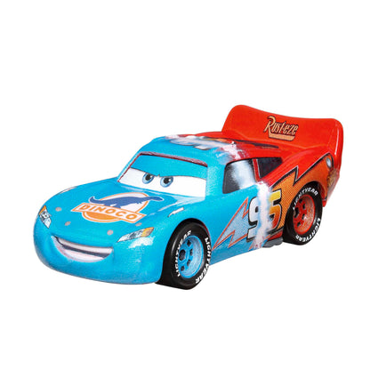 Disney Pixar Cars Auto Básico 1:55 - Sheriff Rayo McQueen Transformable