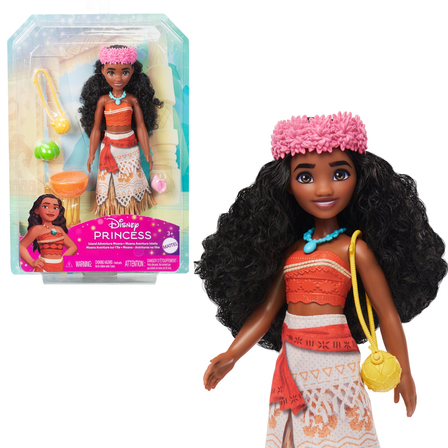 Disney Princesa Princesas Con Accesorios Sorpresa - Moana Aventura Isleña-1