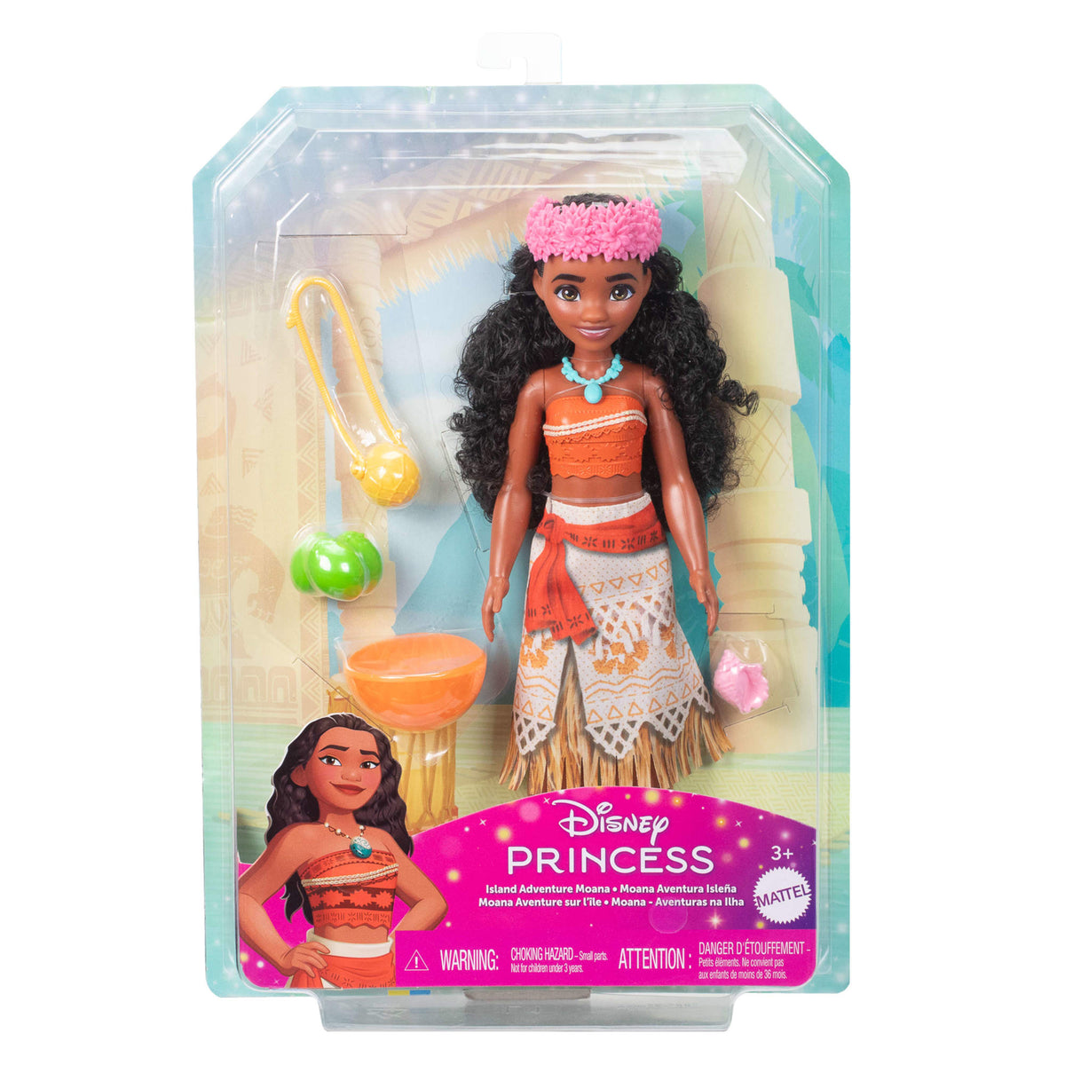 Disney Princesa Princesas Con Accesorios Sorpresa - Moana Aventura Isleña