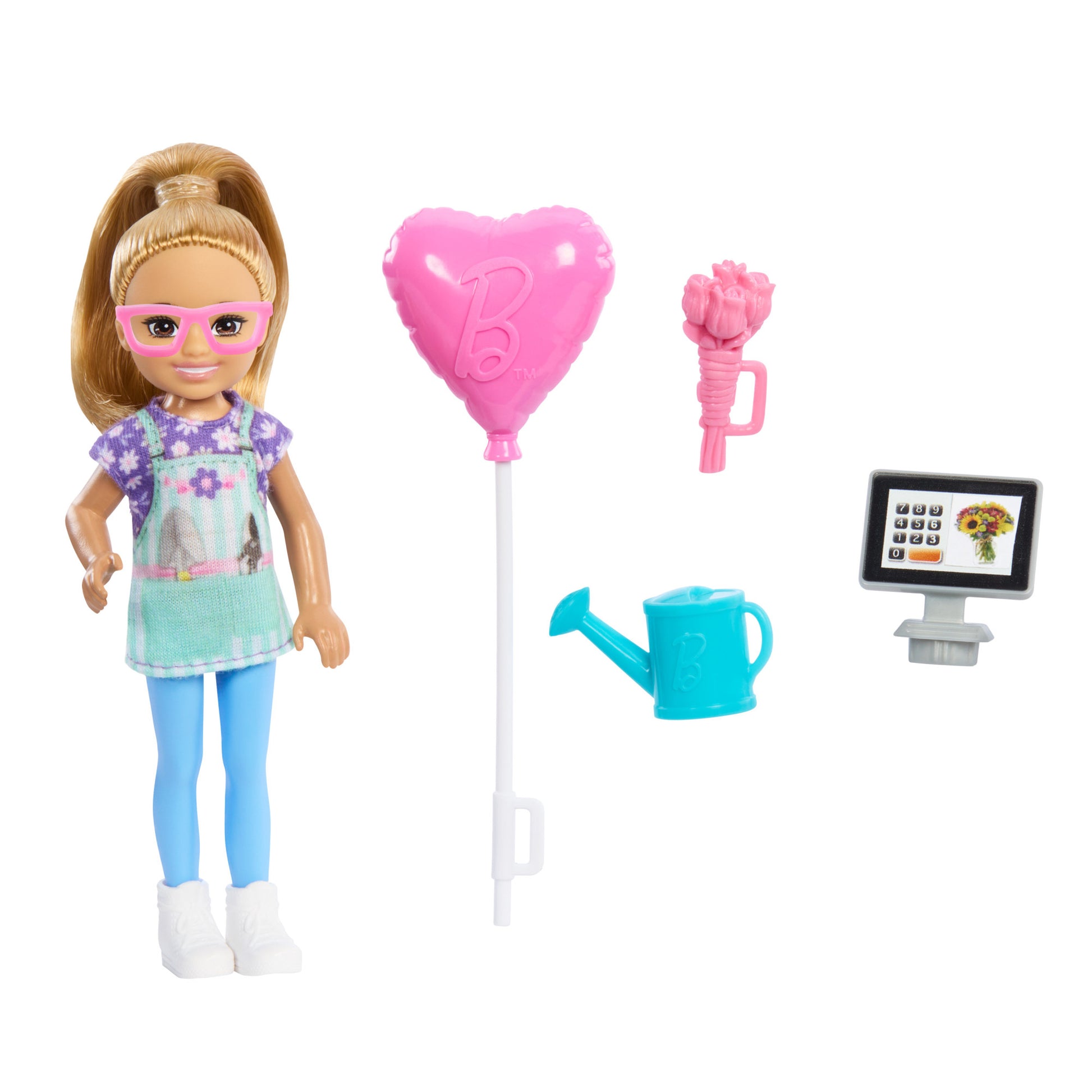 Barbie Chelsea Aprendiendo Profesiones Mattel - Florista-2