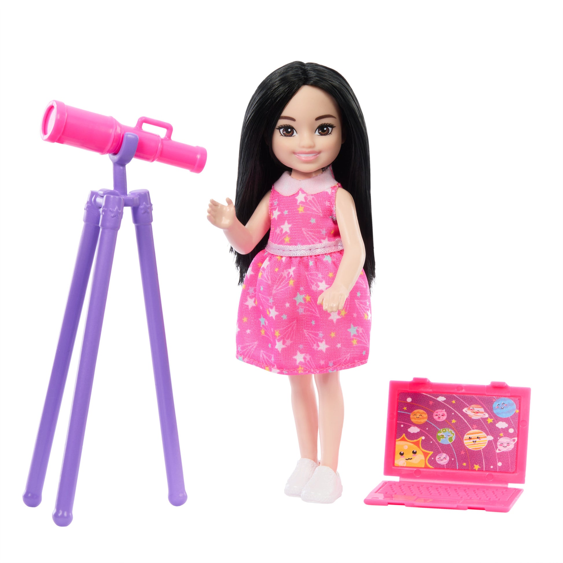 Barbie Chelsea Aprendiendo Profesiones Mattel - Astronoma-1