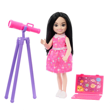Barbie Chelsea Aprendiendo Profesiones Mattel - Astronoma-1