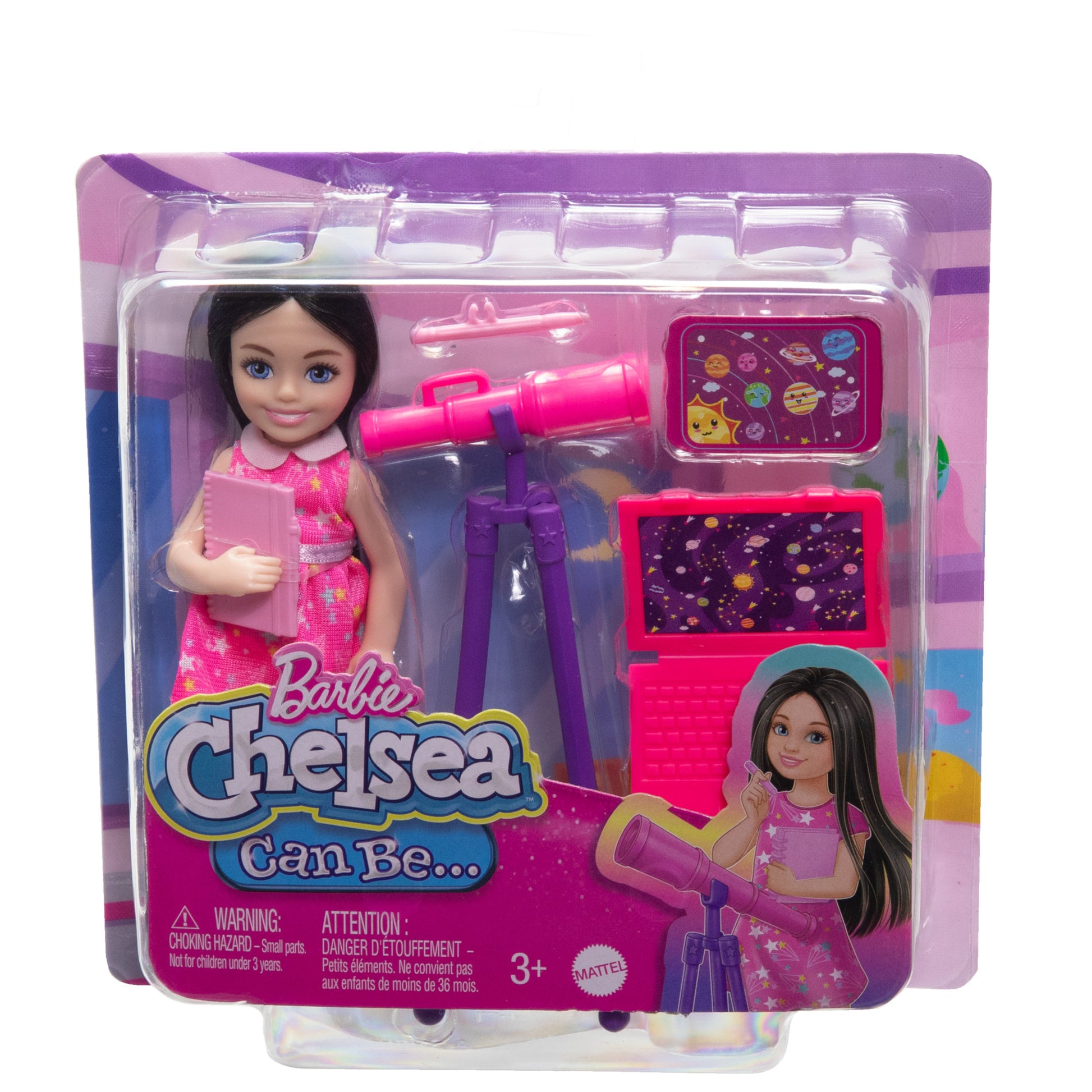 Barbie Chelsea Aprendiendo Profesiones Mattel - Astronoma-8
