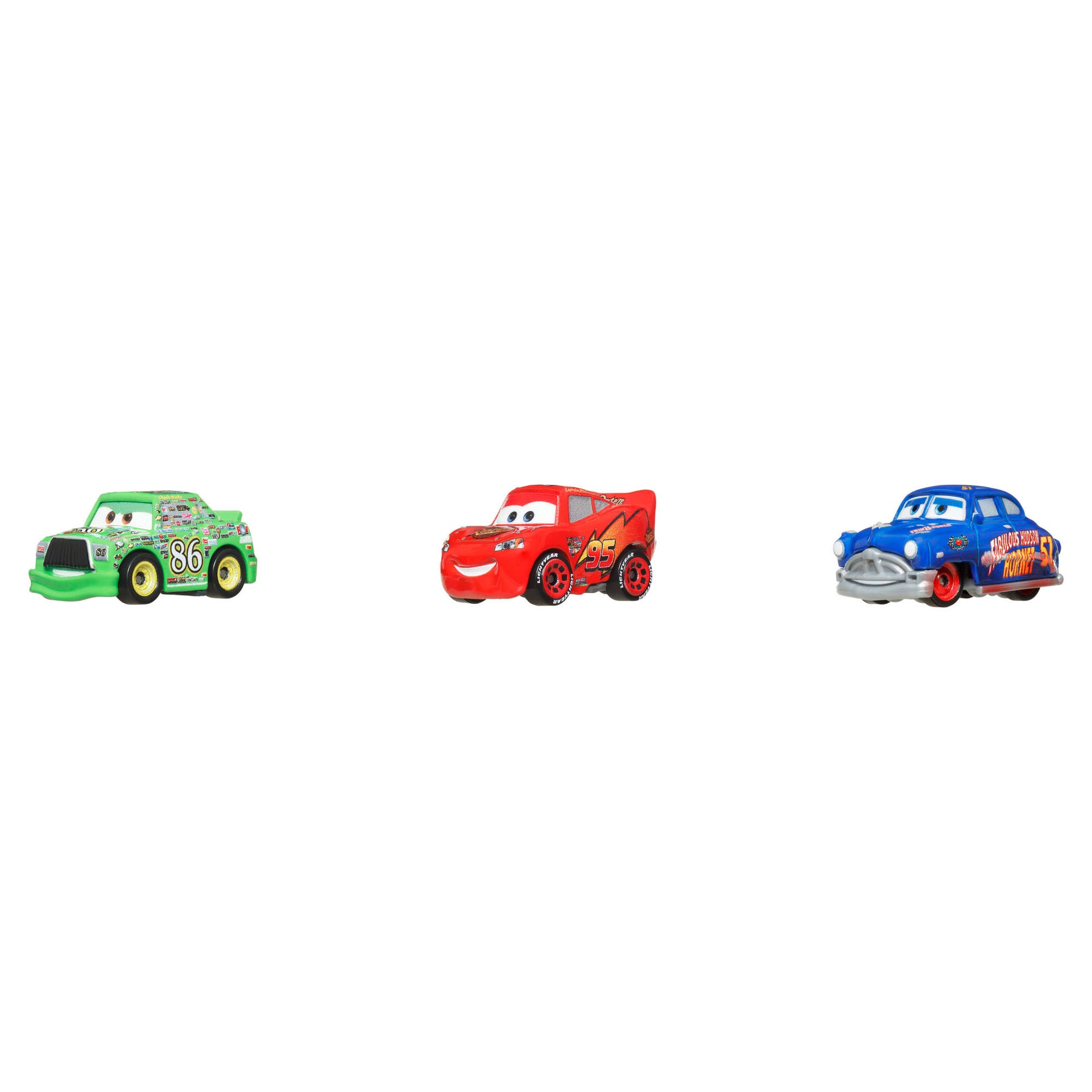 Cars Disney Pixar Vehículo Paquete De 3 - Fabuloso Hudson Hornet-1