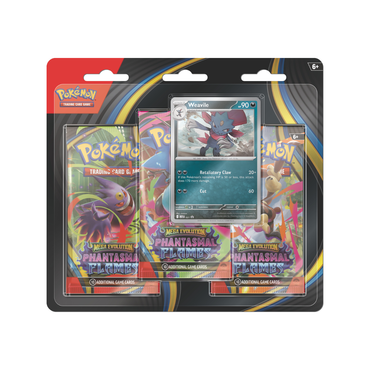Pokémon TCG Phantasmal Flames 3-pack Blister Español