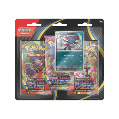 Pokémon TCG Phantasmal Flames 3-pack Blister Español