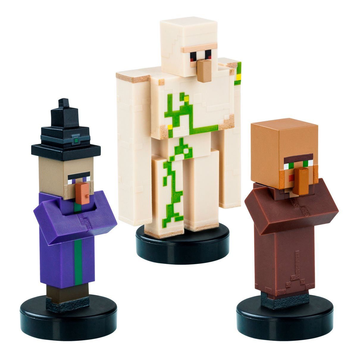 Pack De 3 Figuras Timbre Minecraft - Bruja