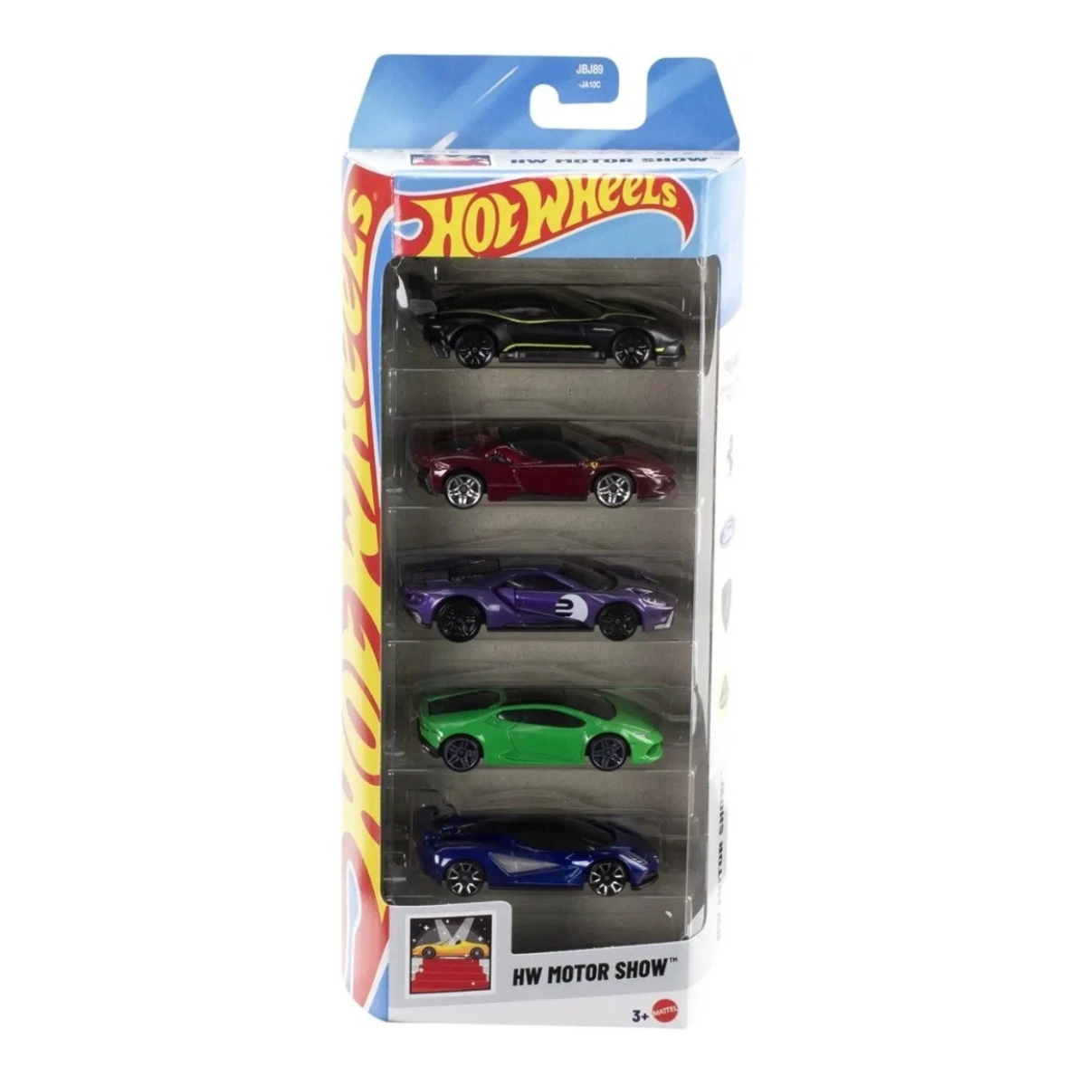 Pack 5 Autos Básicos Hot Wheels - Rápido y Furioso HW Retro Racers HW Motor Show