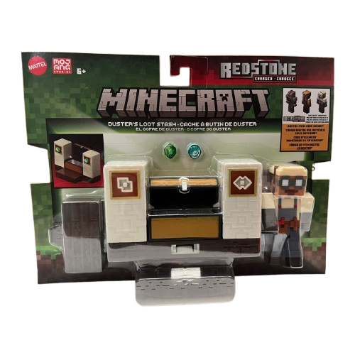 Minecraft Core Figura De 8cm Con Crafting 2-pack - El Cofre De Duster