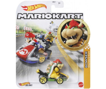 Hot Wheels Mario Kart Personajes Escala 1:64 - Bowser