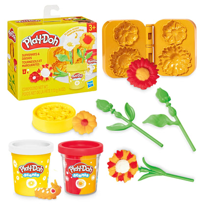 Play-doh Mini Pack De Flores - Girasoles Y Margaritas