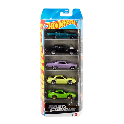 Pack 5 Autos Básicos Hot Wheels - Rápido y Furioso