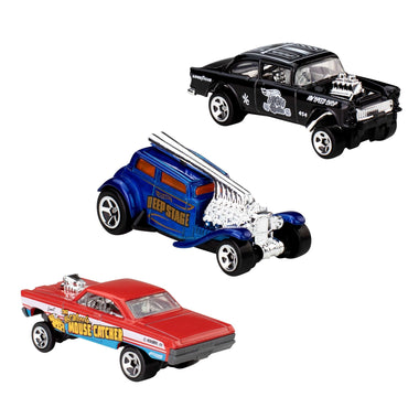 Pack 5 Autos Básicos Hot Wheels - Fórmula 1 HW Gassers