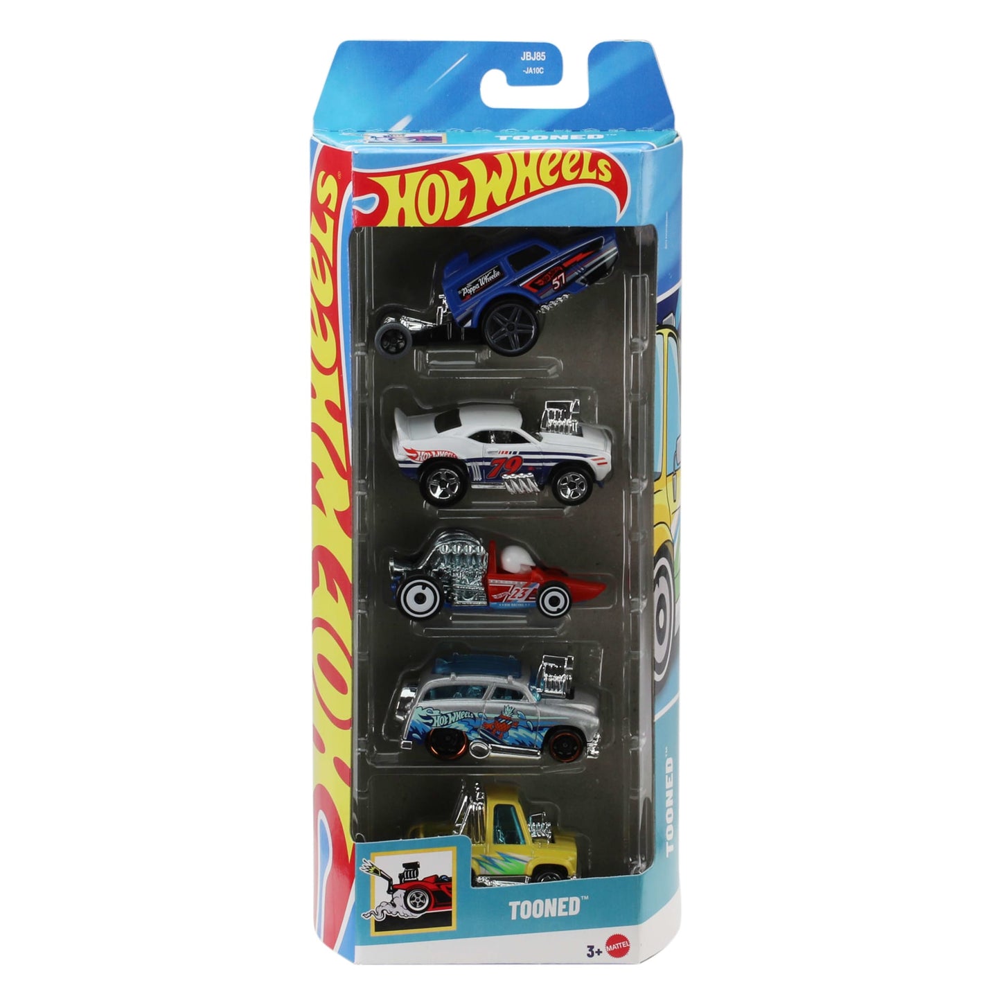 Pack 5 Autos Básicos Hot Wheels - Tooned