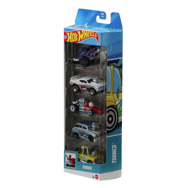 Pack 5 Autos Básicos Hot Wheels - Tooned