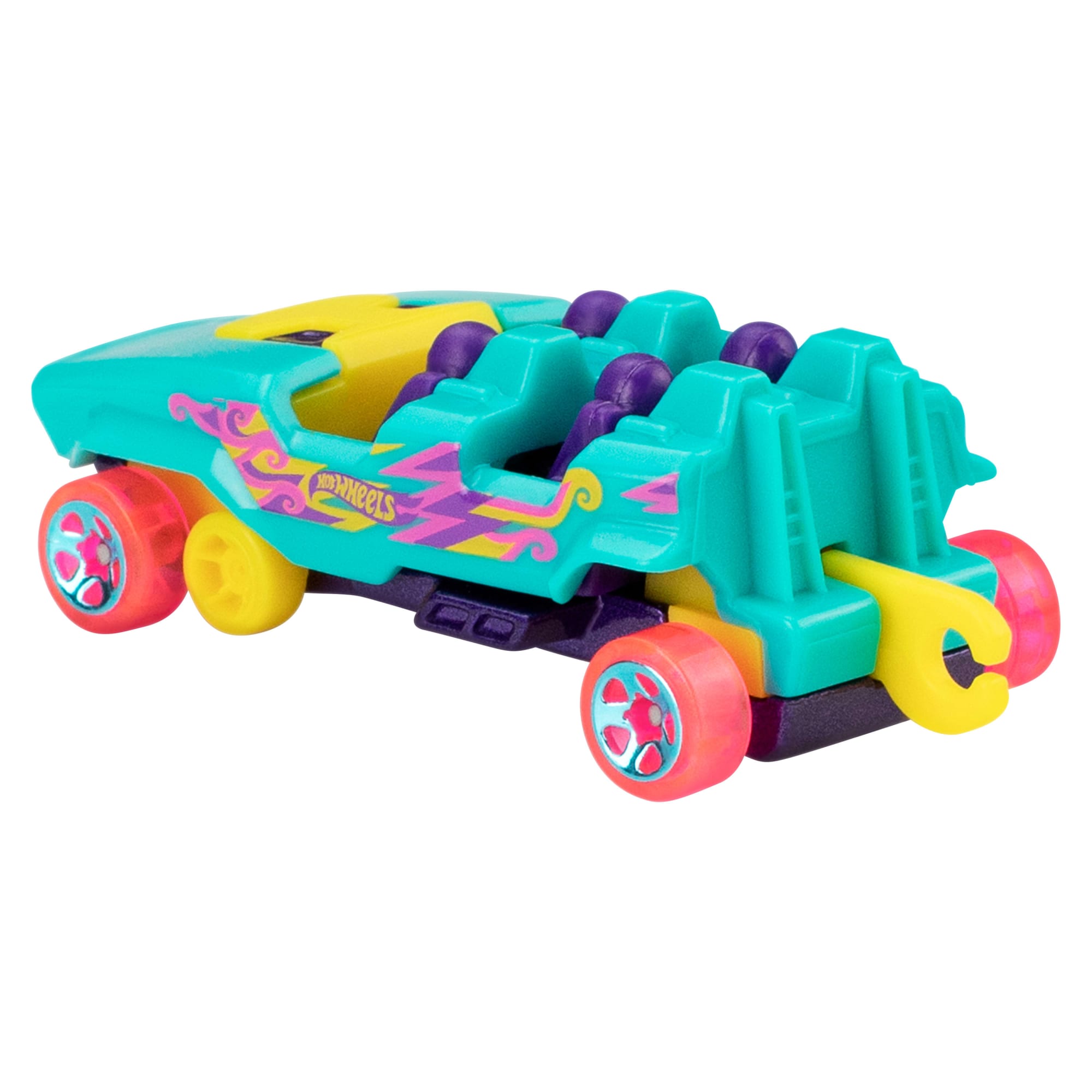 Pack 5 Autos Básicos Hot Wheels - Tooned Stunt Tracks Exotique