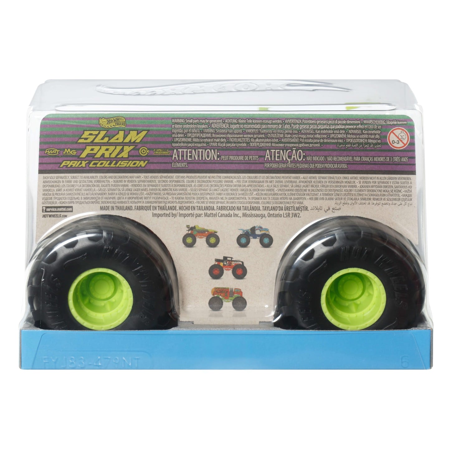 Hot Wheels Monster Trucks Escala 1:24 - Slam Prix