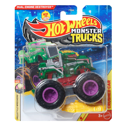 Hot Wheels Monster Truck Escala 1:64 - Dual Engine Destroyer