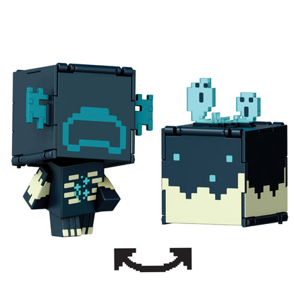 Minecraft Vanilla Figura De Acción Flippin Warden + Catalizador Sculk